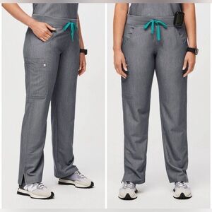 Figs Kade Cargo Scrub Pants Graphite Grey, Medium Tall